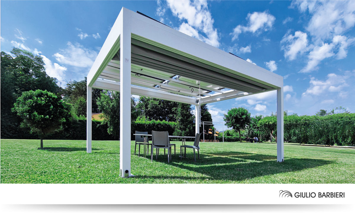 Naked Solar Power - Modern solar pergola