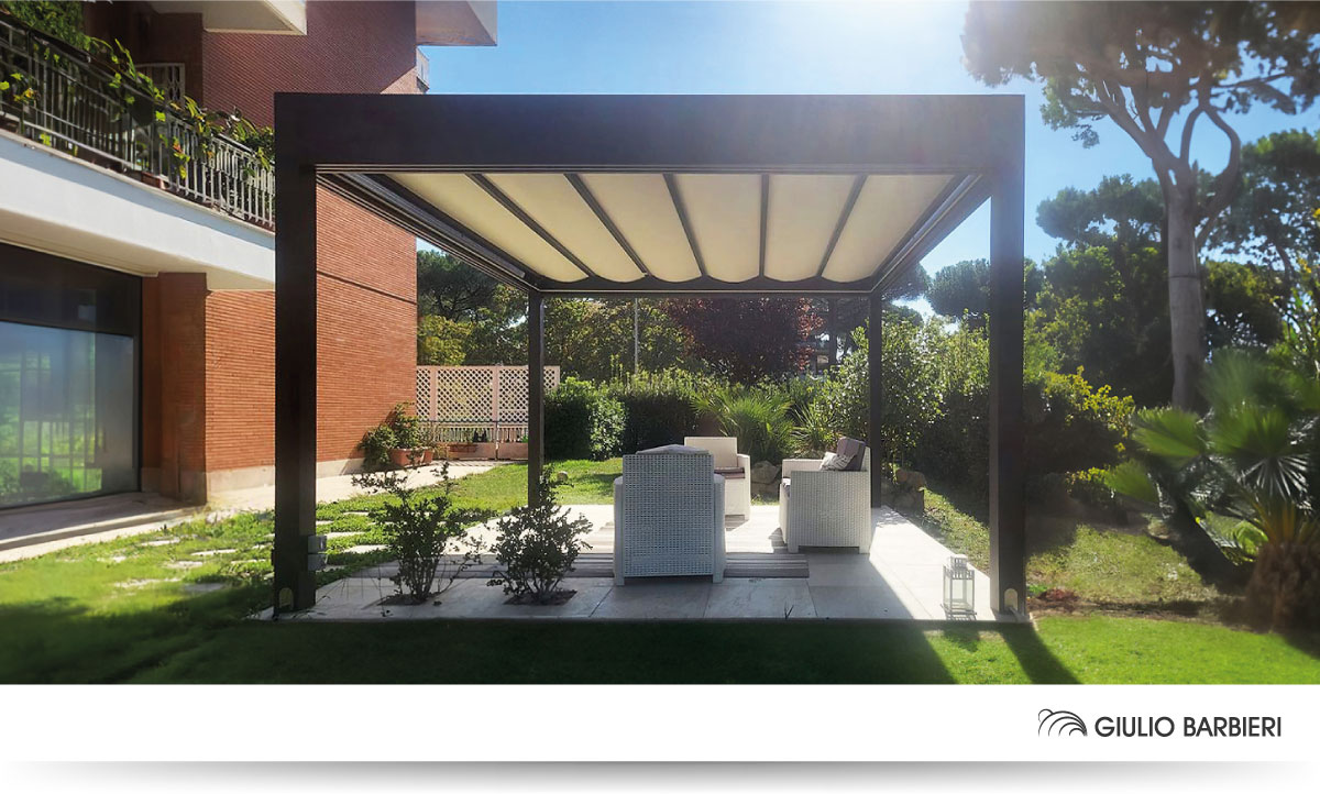 Modern solar pergola Naked Solar Power