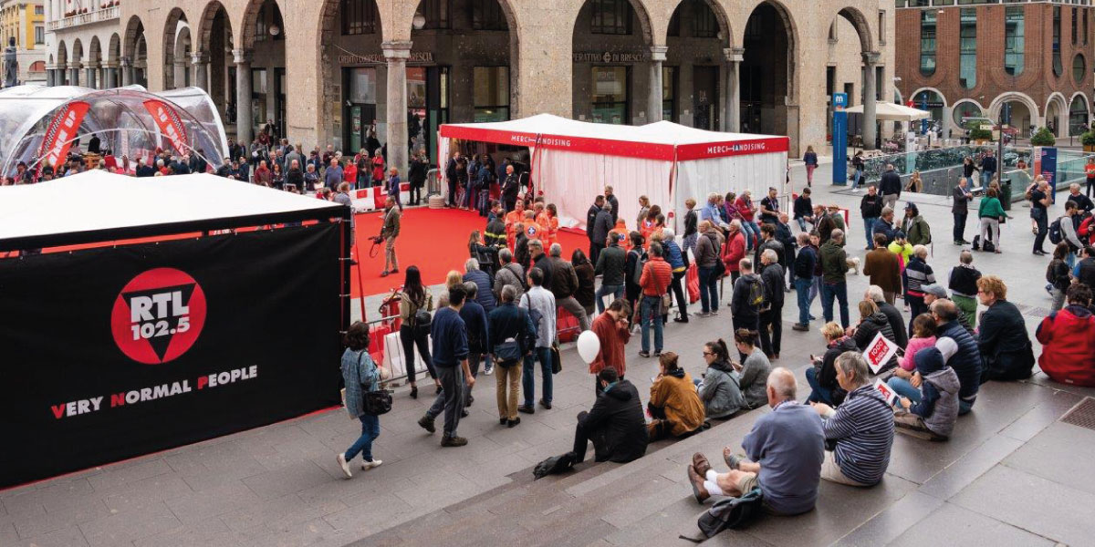 Qzebo corner at Mille Miglia