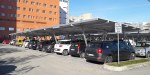 Pensiline fotovoltaiche installate presso l'Ospedale di Ravenna